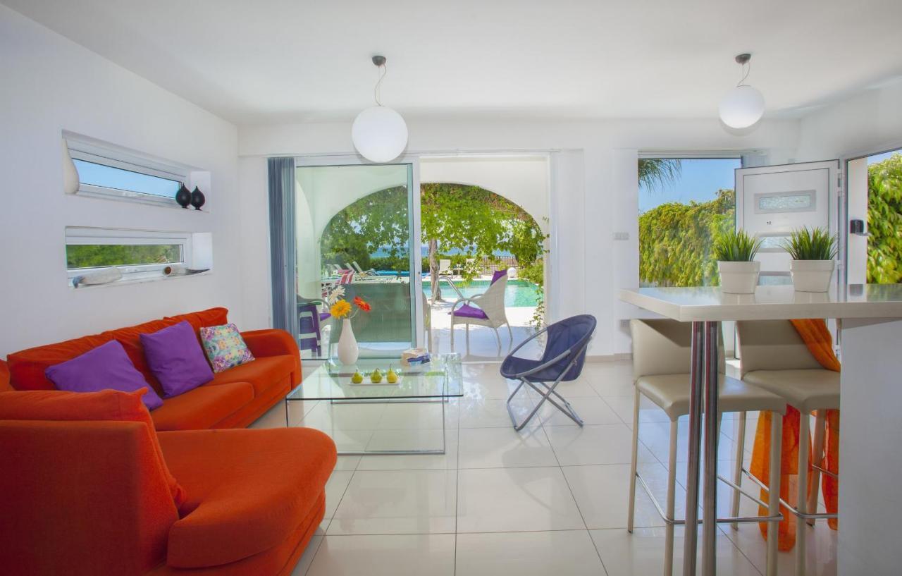 Ayia Thekla Seafront Villa Lavender Agia Napa Exterior foto